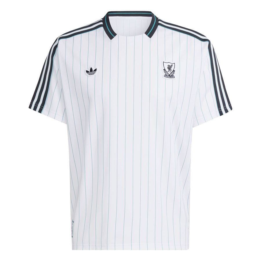 Liverpool T-Shirt Terrace Icons - White/Sea Green - Men's-SoccerKits Hub | Buy Soccer Jerseys Online